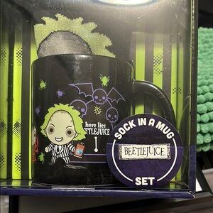 Beetlejuice Mug and Sock Set